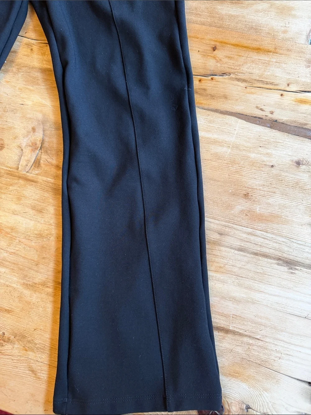 Tory Burch Black womens Dress Pants - Straight Leg with middle seam in front